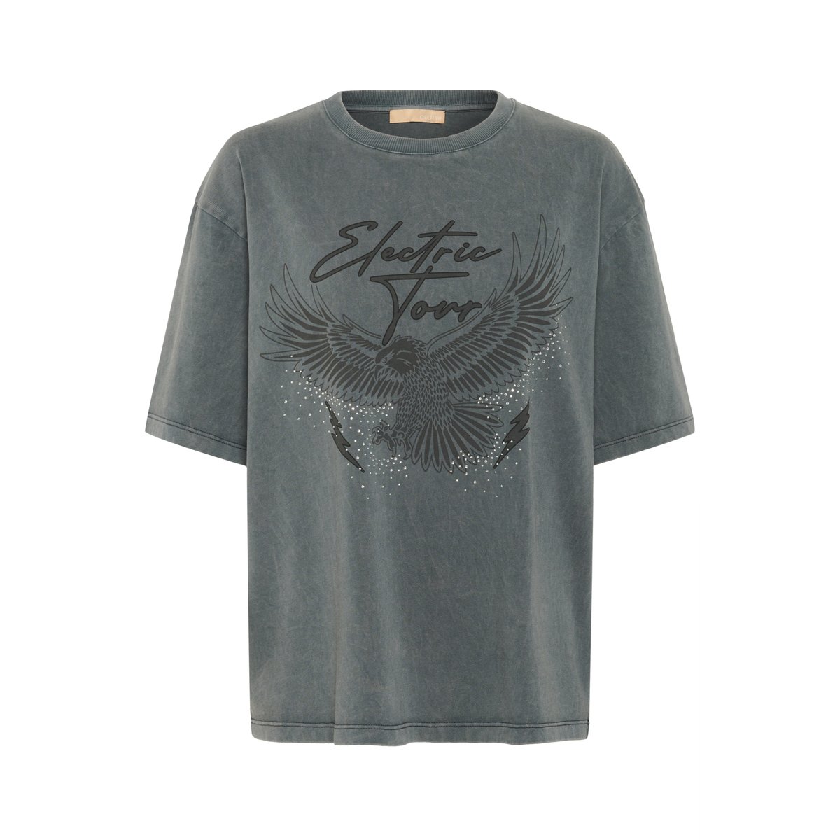 T-shirt à manches courtes gris grey wash, CULTURE