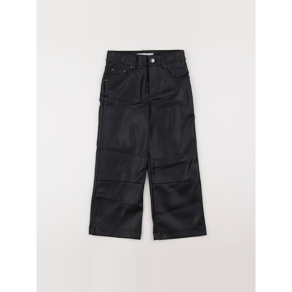 Pantalon simili - Très bon état noir, ZARA