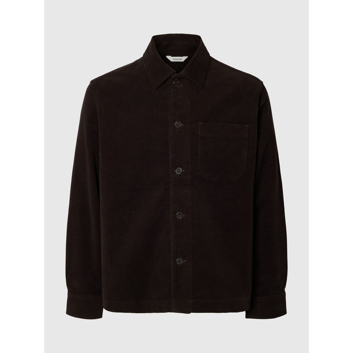Surchemise marron - delicioso1, SELECTED