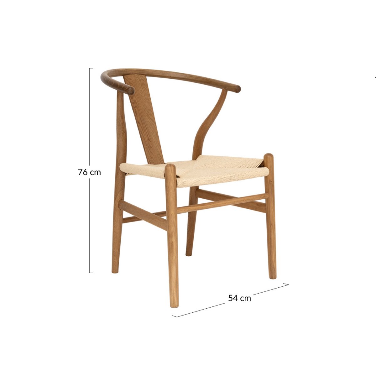 Lot de deux Chaises - BERGEN bois, BEST MOBILIER