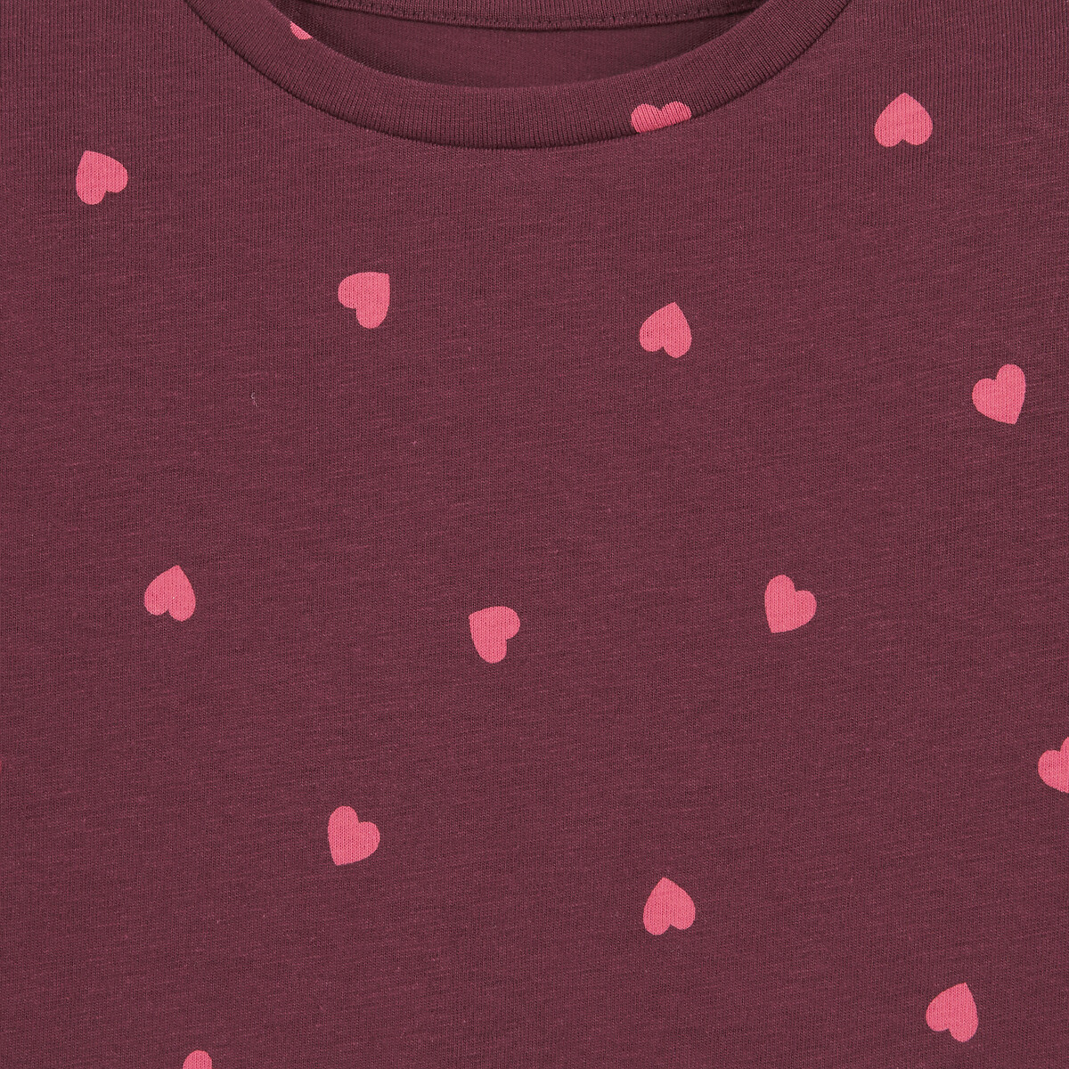 Lot de 4 T-shirts à manches longues bordeaux + rayé + blanc + marine, LA REDOUTE COLLECTIONS