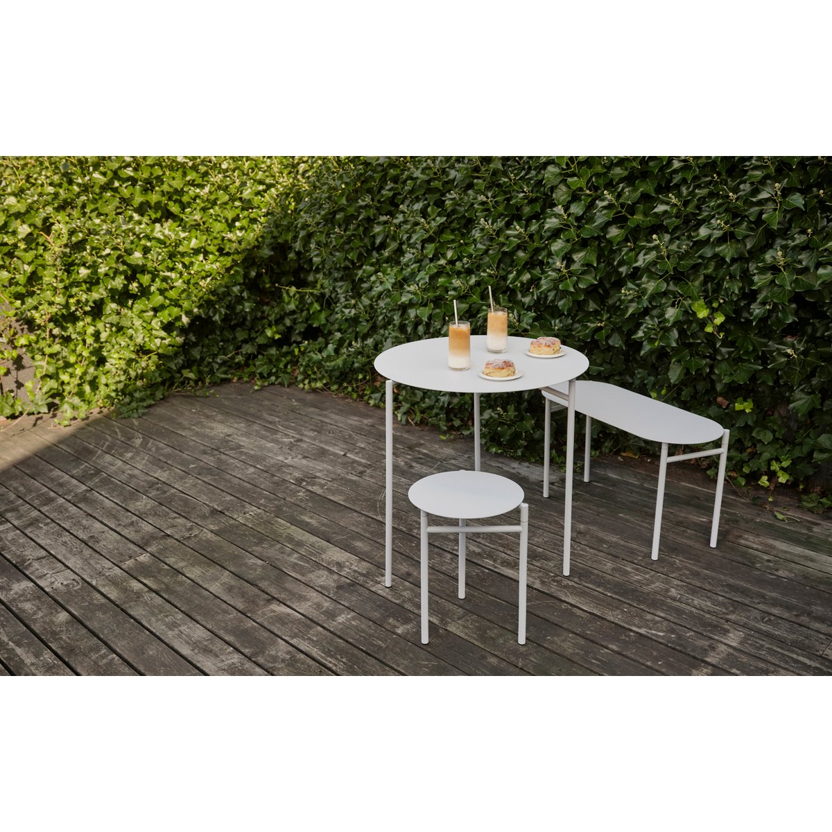 Table pliable DISC gris clair, ZONE DENMARK