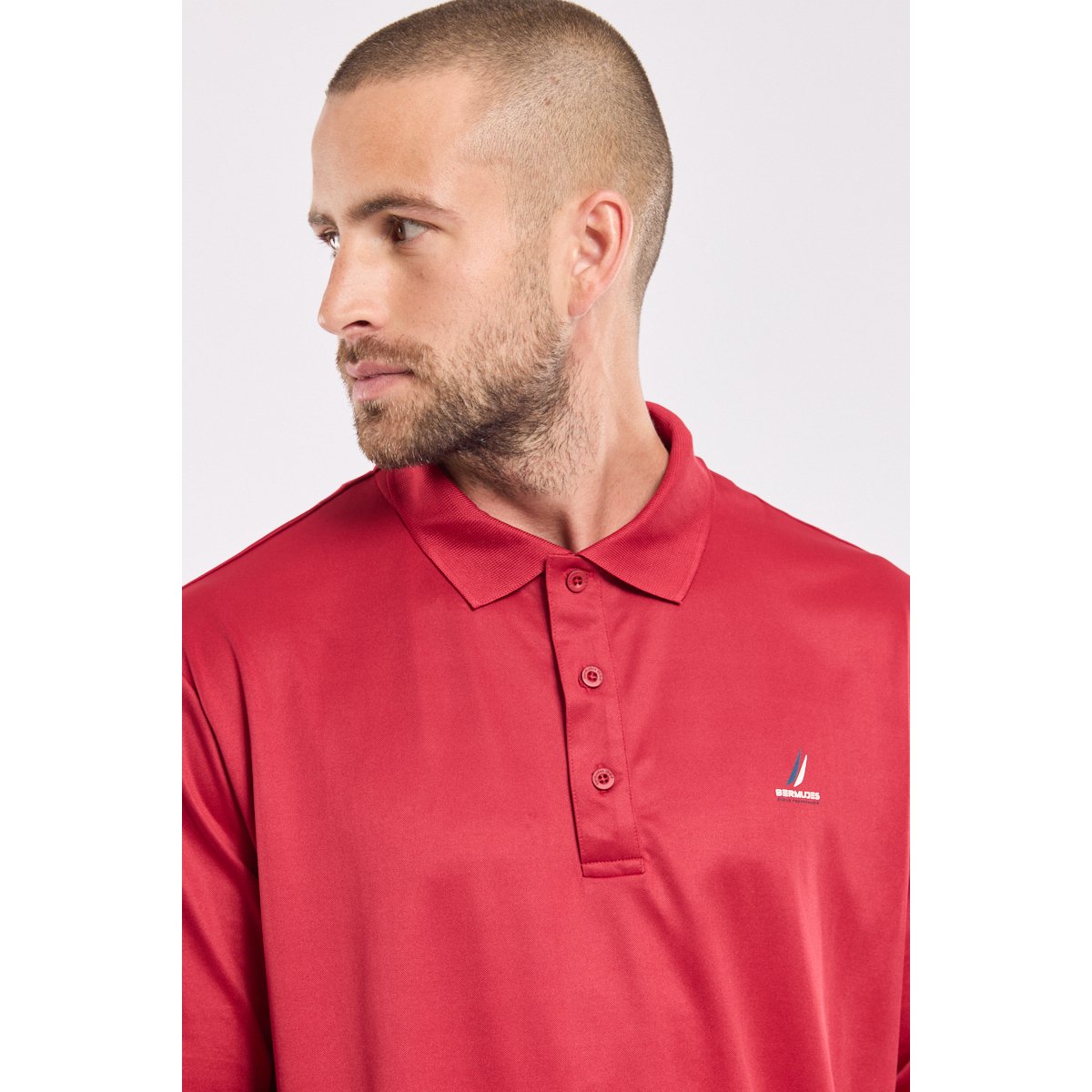 Polo quick dry GALTLO brique, BERMUDES