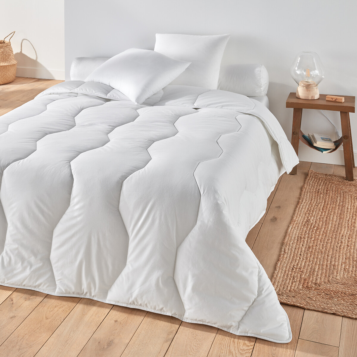 Couette tempérée idéale allergies aux acariens blanc, LA REDOUTE INTERIEURS