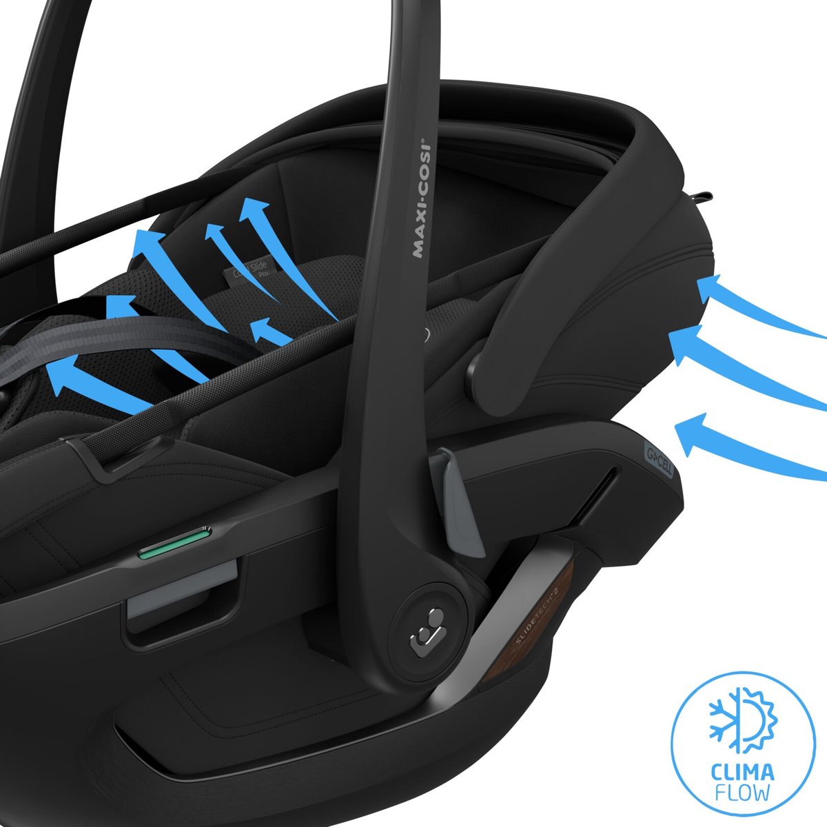Siège auto bébé Coral Slide Pro black onyx, MAXI COSI