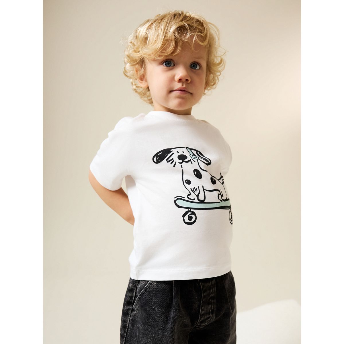 Surchemise à capuche et t-shirt en sergé ripstop noir, NEXT
