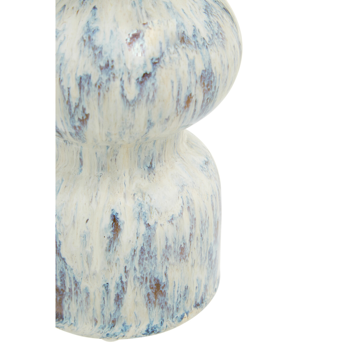 24cm Beige Speckled Contemporary Stone Vase beige, ÉDITÉ