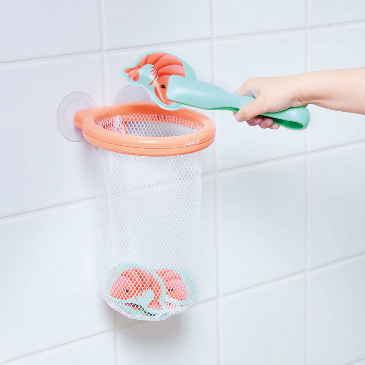 Attrape Crevettes Du Bain orange, JANOD
