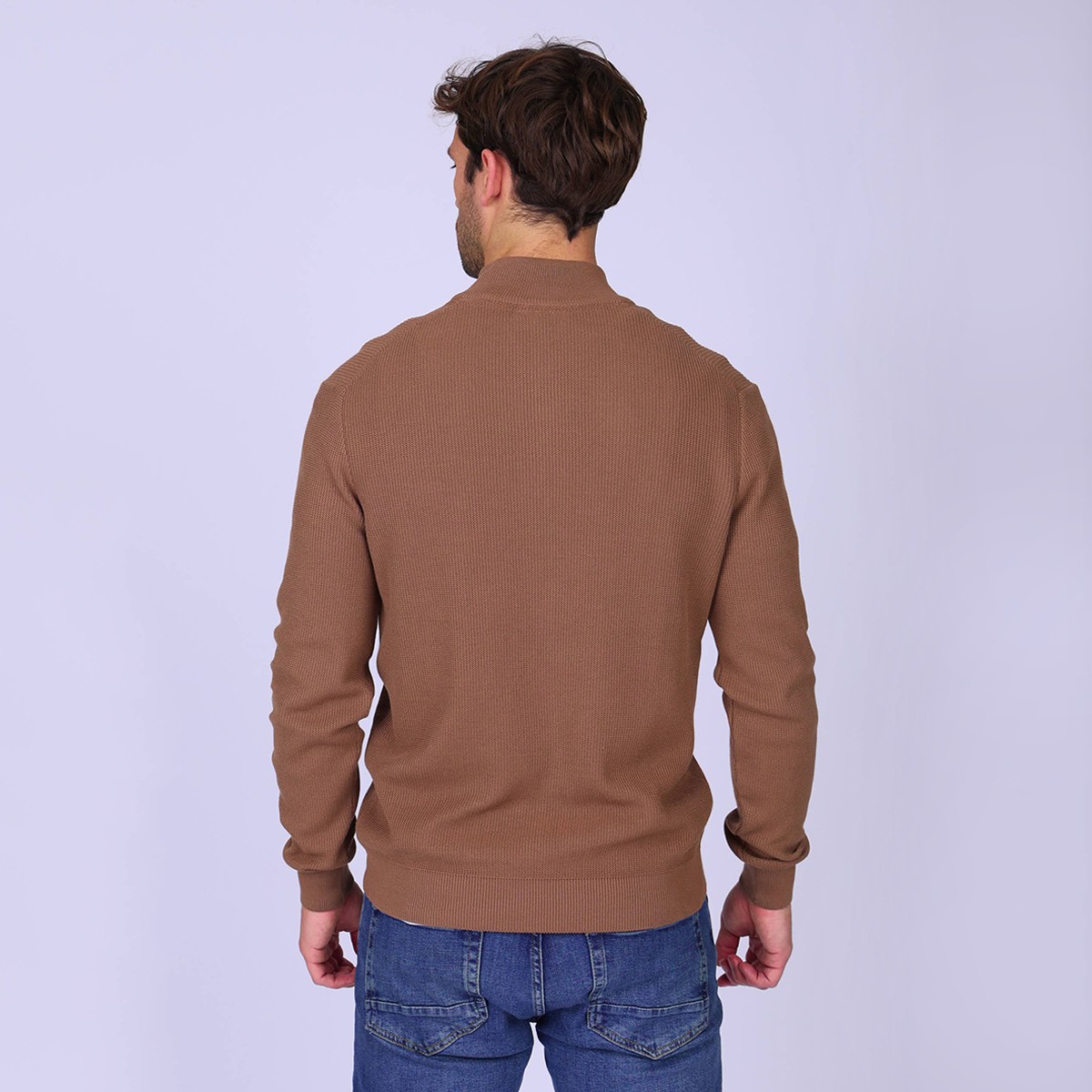 Pull camionneur Gabino taupe, MISE AU GREEN