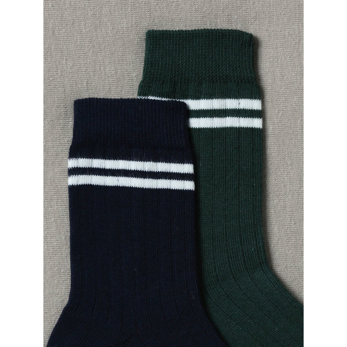Lot 2 paires de chaussettes vert, CYRILLUS