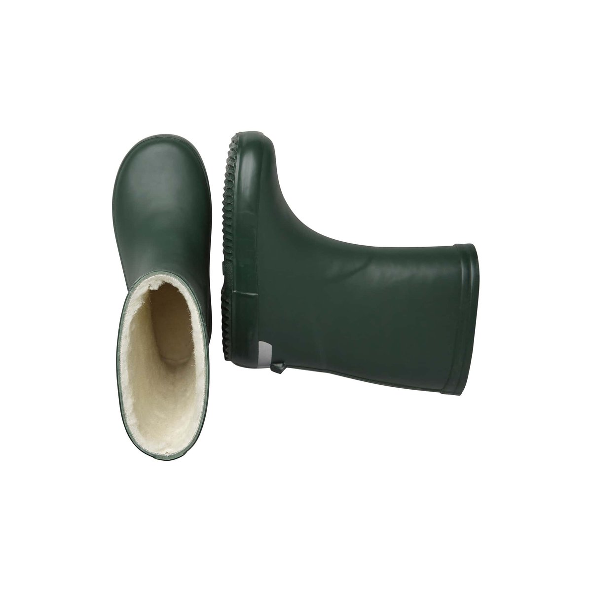 Bottes De Pluie Rainboot Warm. vert foncé, NATURINO