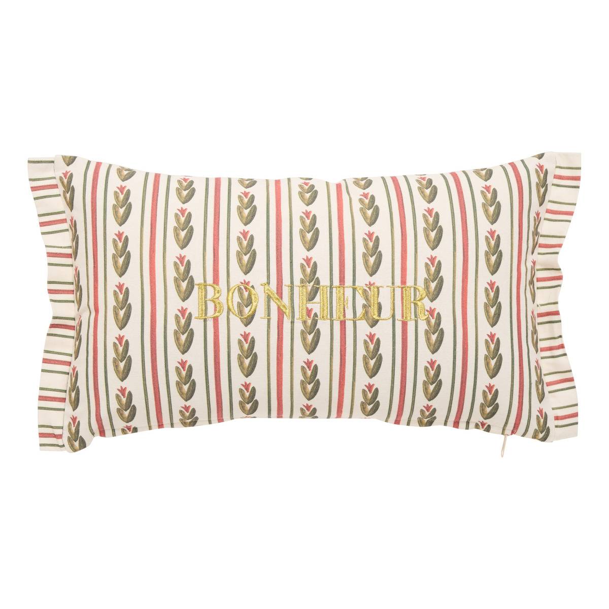 Coussin rectangulaire MONA blanc, ATMOSPHERA