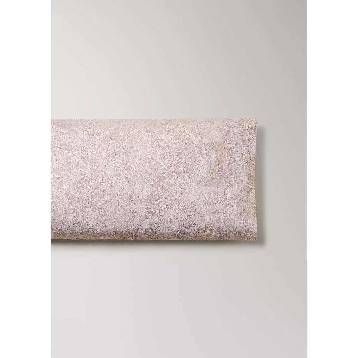 Housse de coussin en coton 200 fils imprimé floral 45 x 110 cm cognac, MANGO HOME