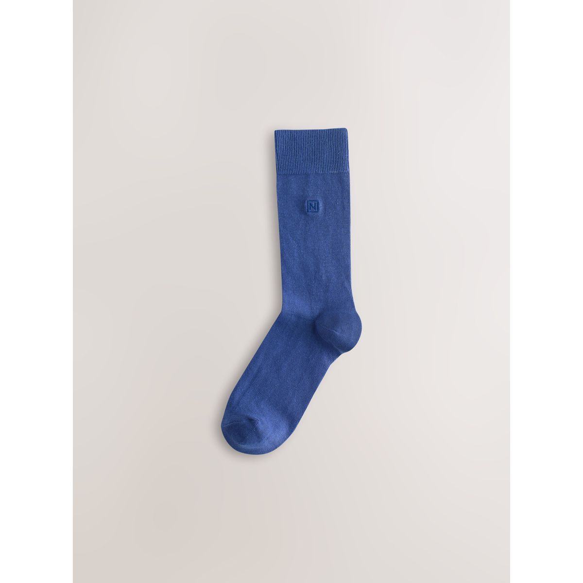 Chaussettes fraîcheur brodées bleu/gris/vert, NEXT