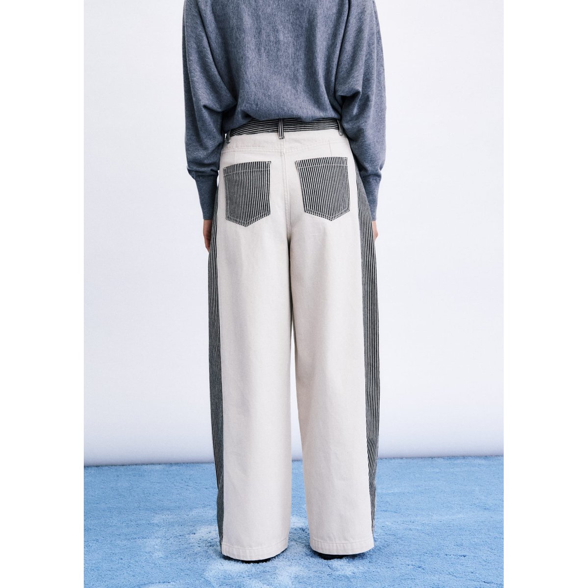 Jean Durdle en coton DURDLE beige, FRNCH