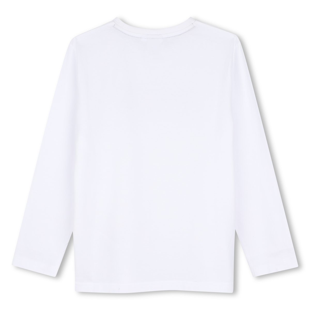 Tee-shirt manches longues blanc, BOSS KIDSWEAR