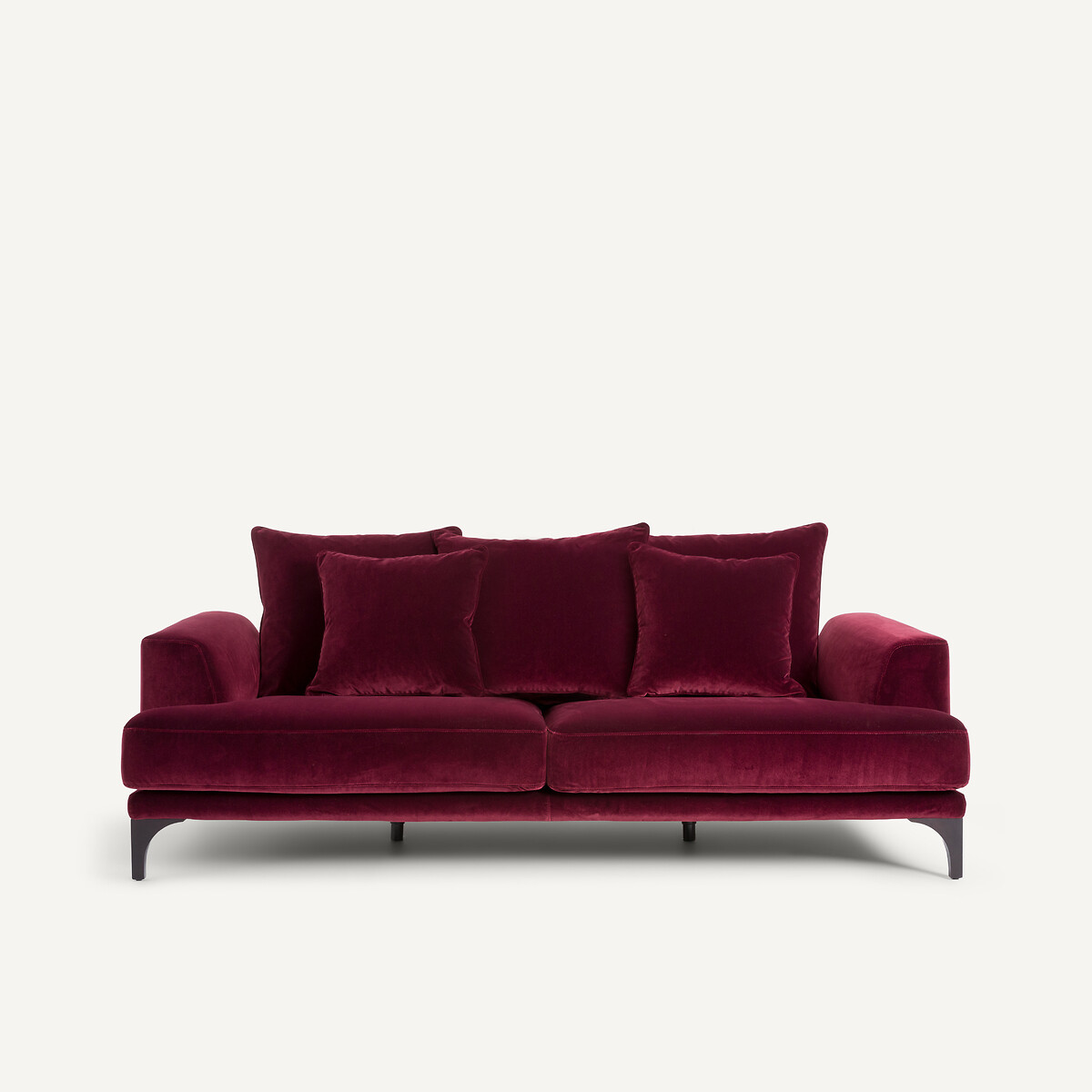 3- oder 4-Sitzer-Sofa, Samt, ARMENTO pflaume, AM.PM