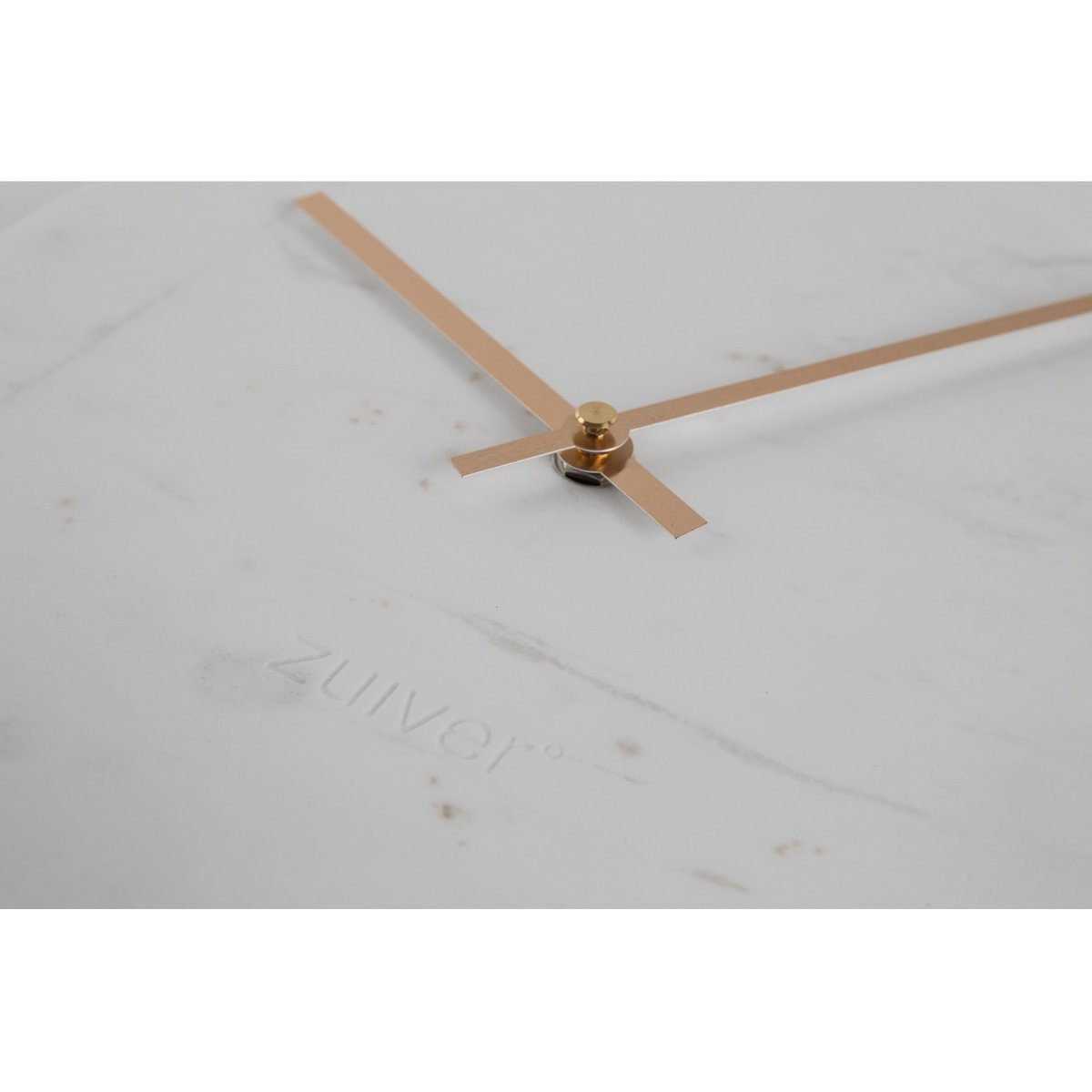 Horloge design MARBRE TIME noir, ZUIVER
