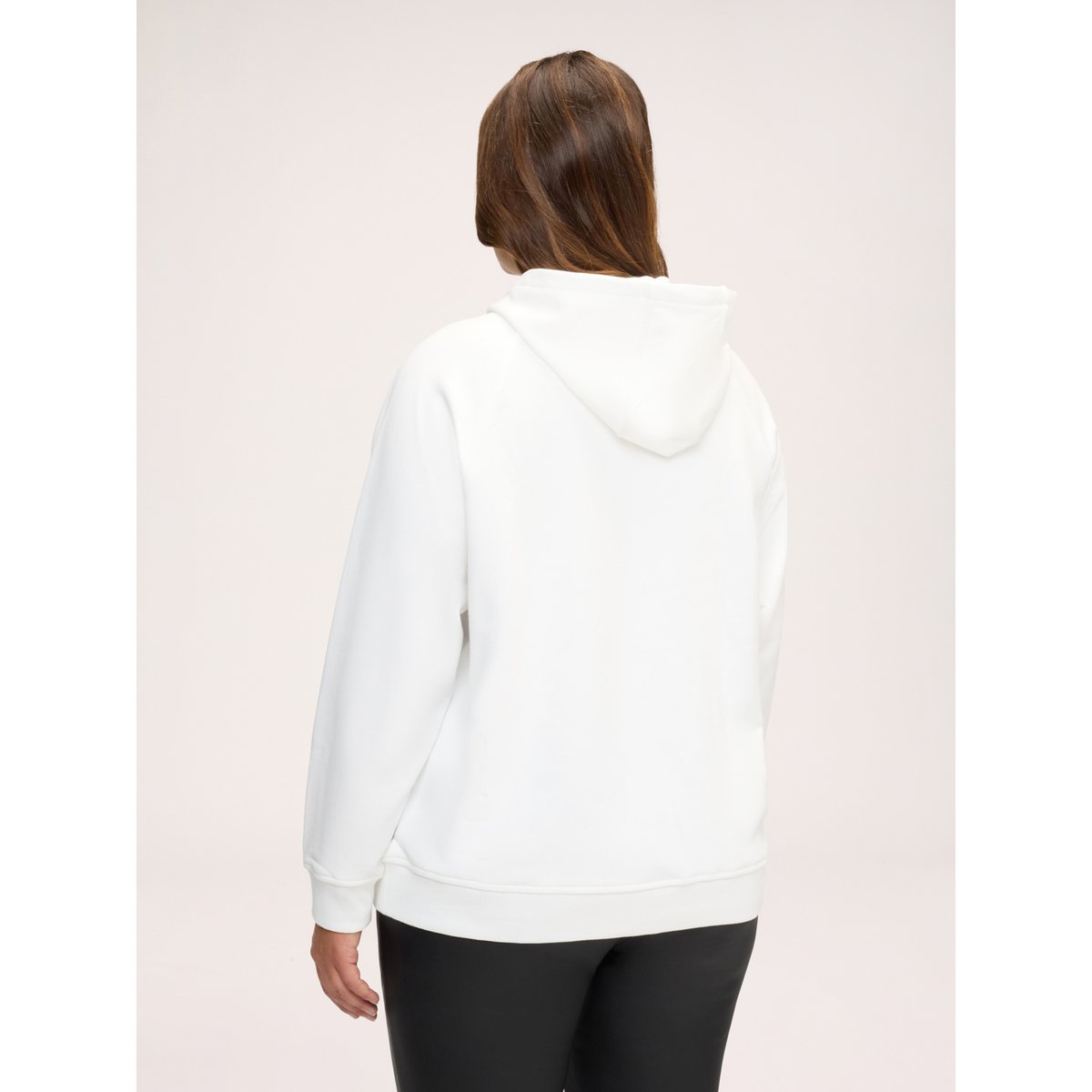 Sweat à capuche blanc, FIORELLA RUBINO