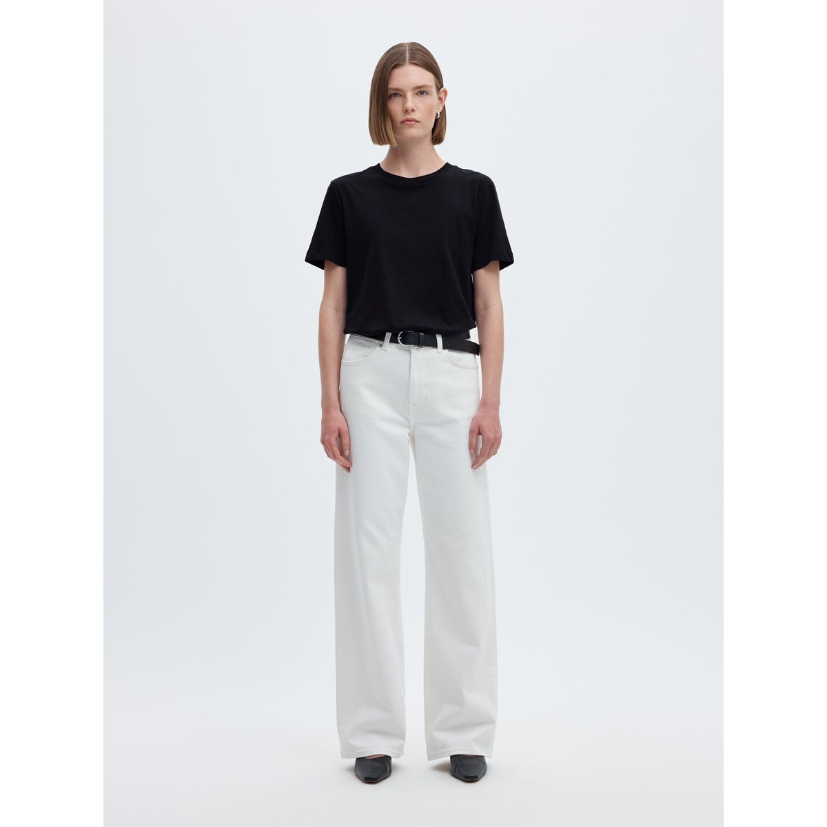 T-Shirt noir - black, SELECTED