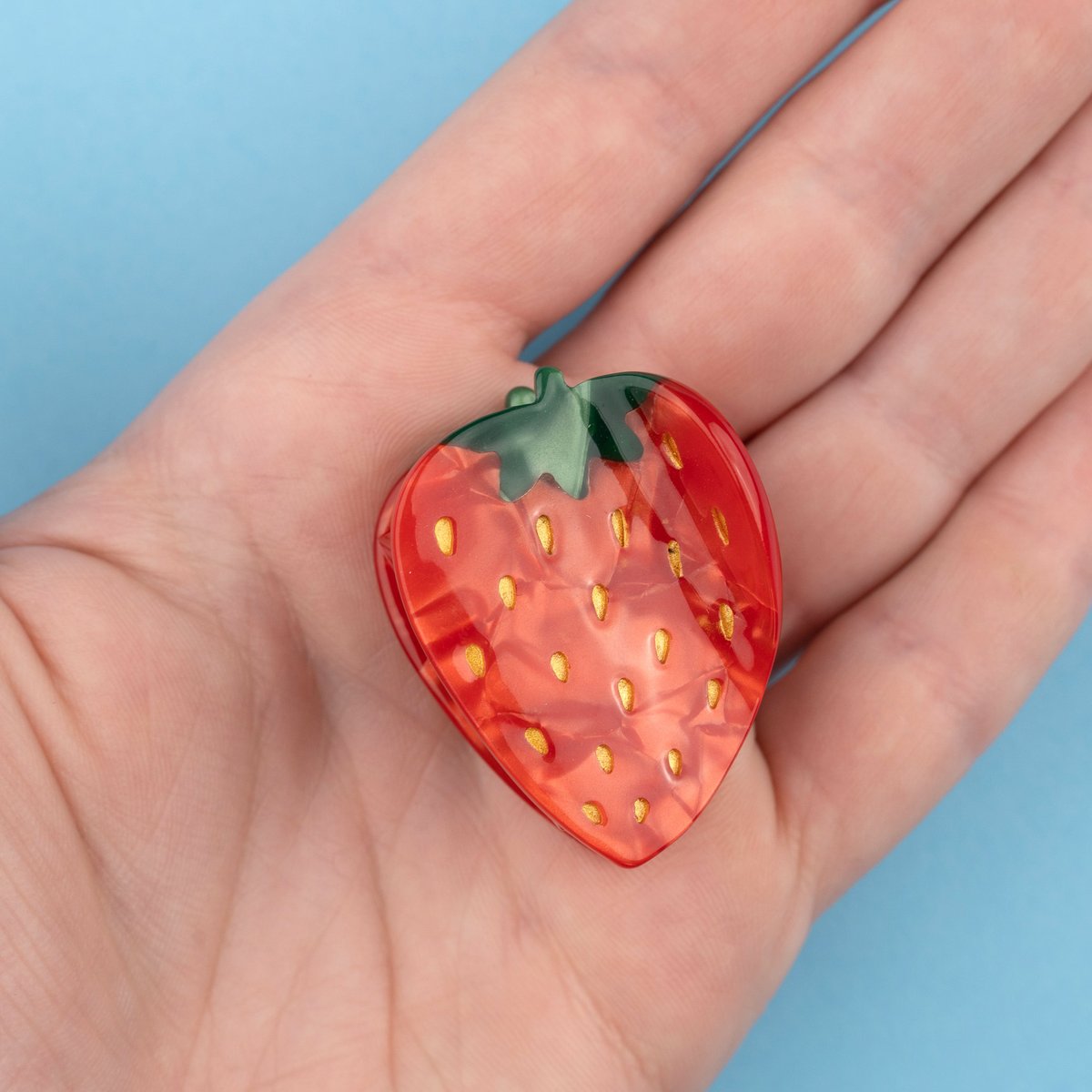 Pince à cheveux FRAISE rouge, COUCOU SUZETTE