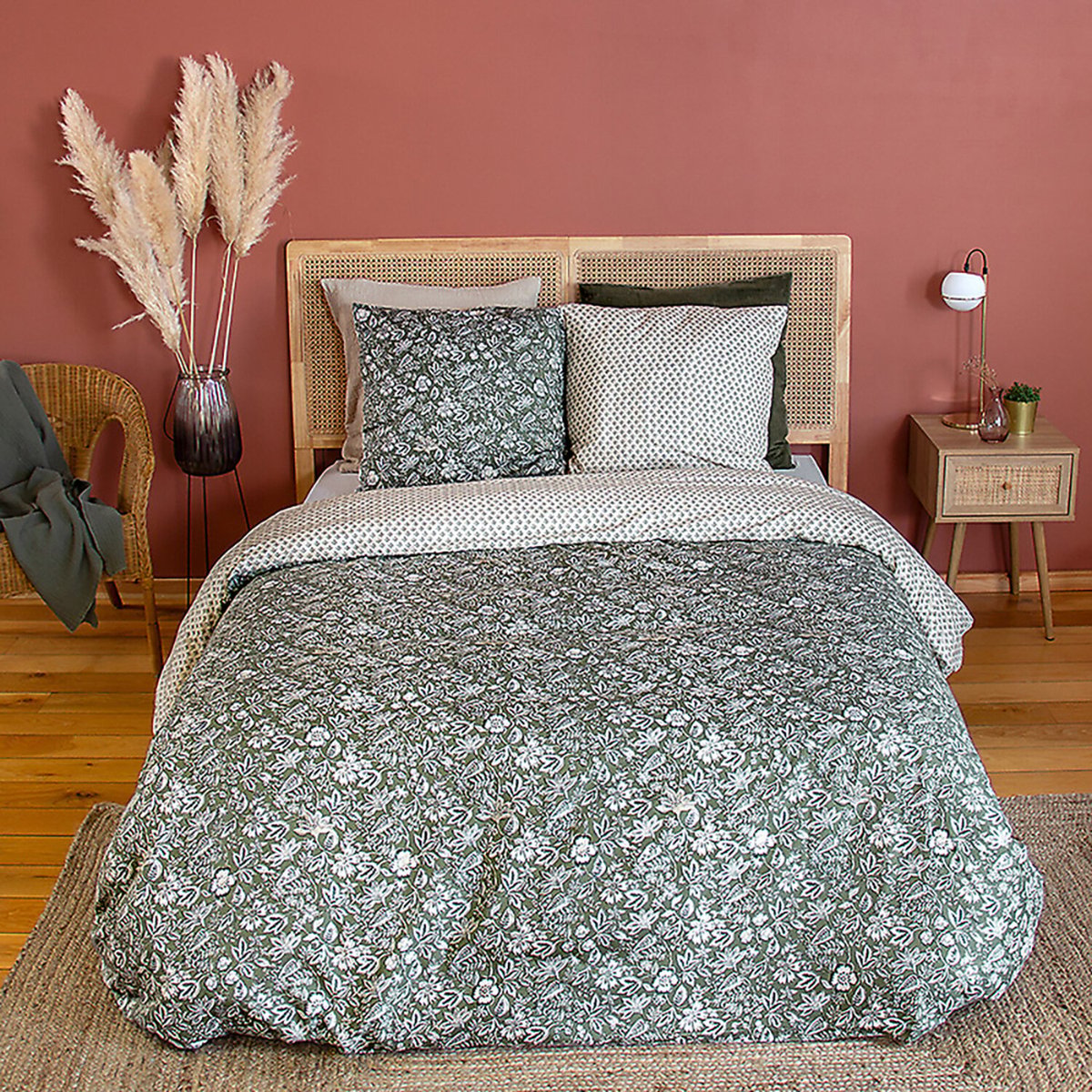 Parure housse de couette en microfibre imprimée, Indily imprime, C DESIGN HOME TEXTILE