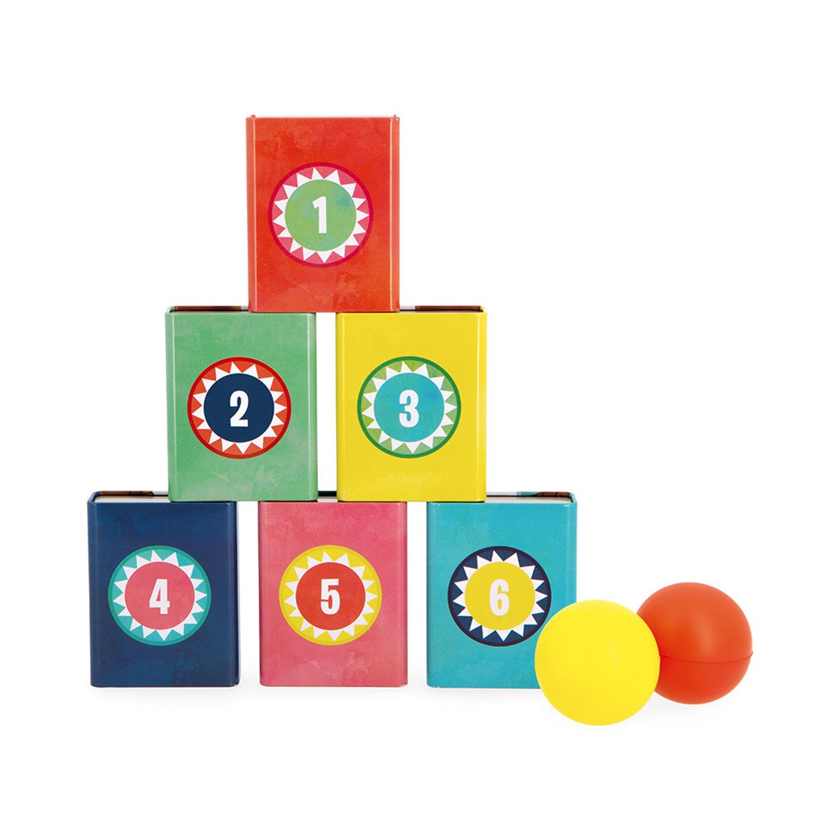 Chamboule Tout, Jeu D'adresse En Métal multicolore, JANOD