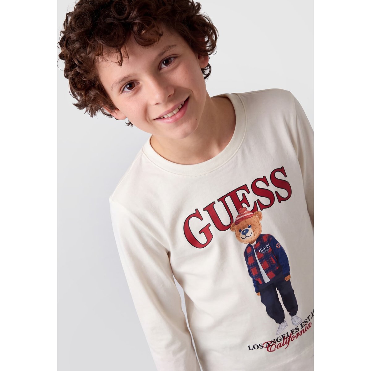 T-Shirt Imprimé blanc, GUESS KIDS