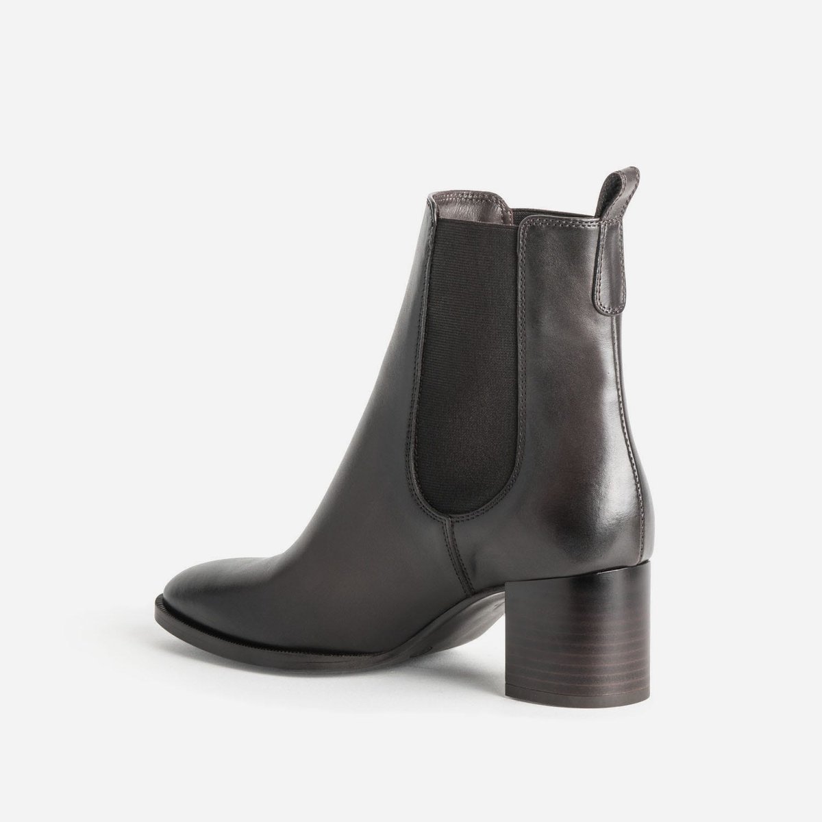 Boots À Talon en cuir NOHA marron, ERAM
