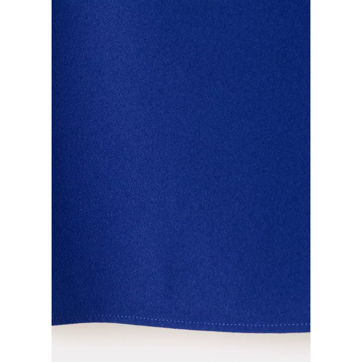 Top crop col rond bleu, MANGO