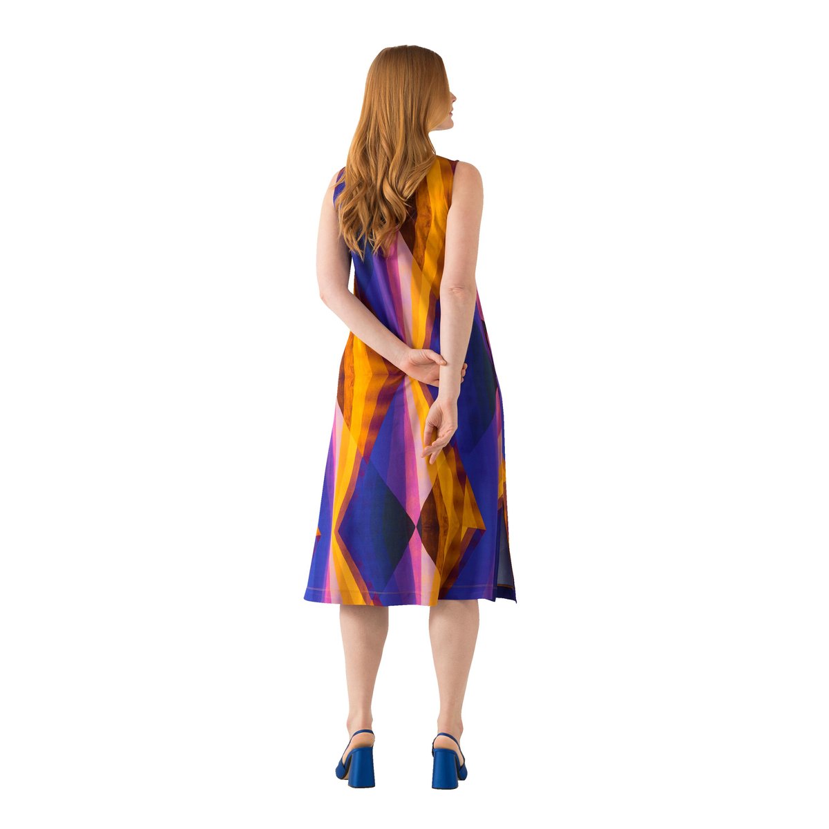 Robe midi sans manches baie, ULLA POPKEN