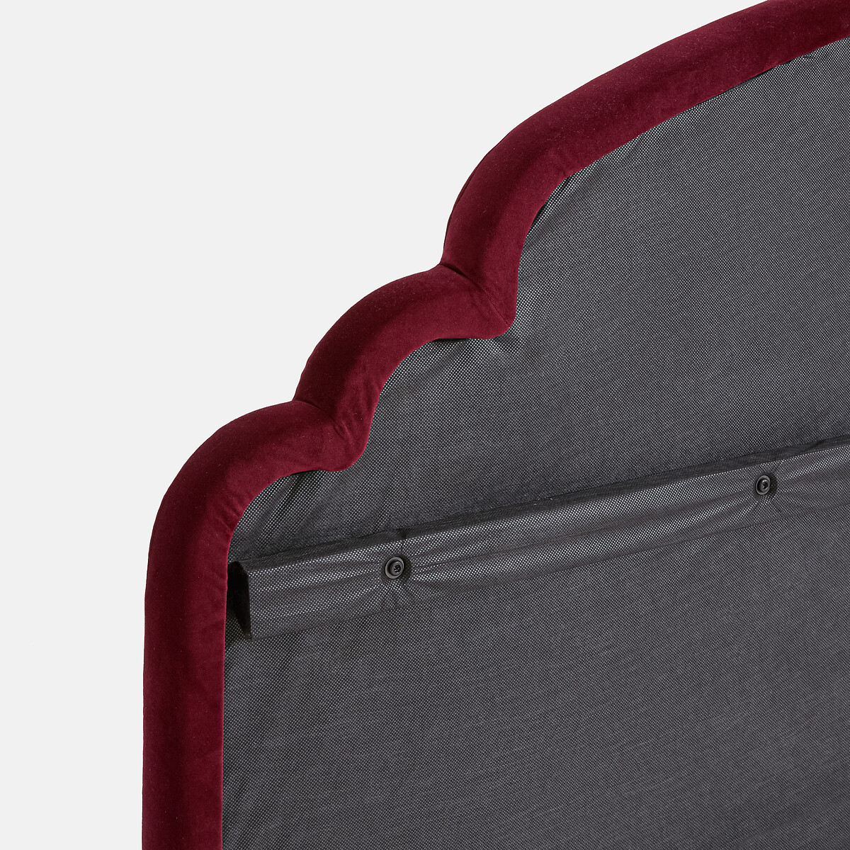 Tête de lit rembourrée, tissu velours, ARCIA bordeaux, LA REDOUTE INTERIEURS