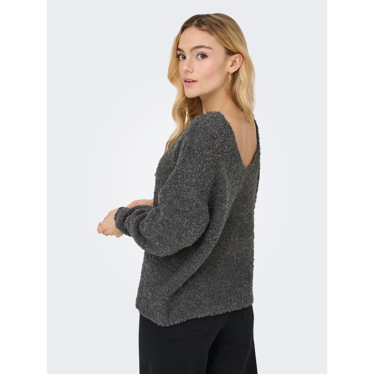 Pull En Maille dark grey melange, JDY