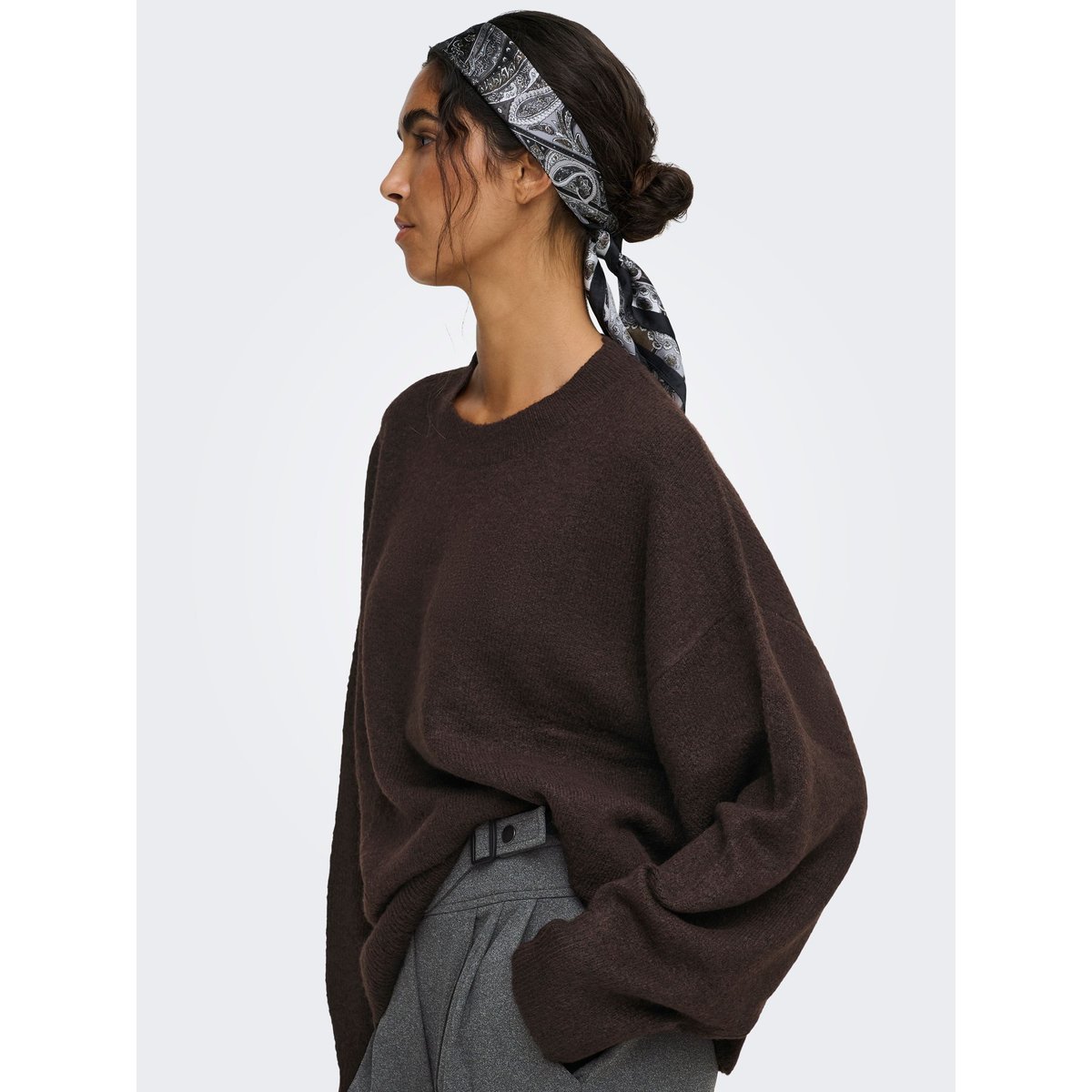 Pull En Maille marron - coffee bean 1, JDY