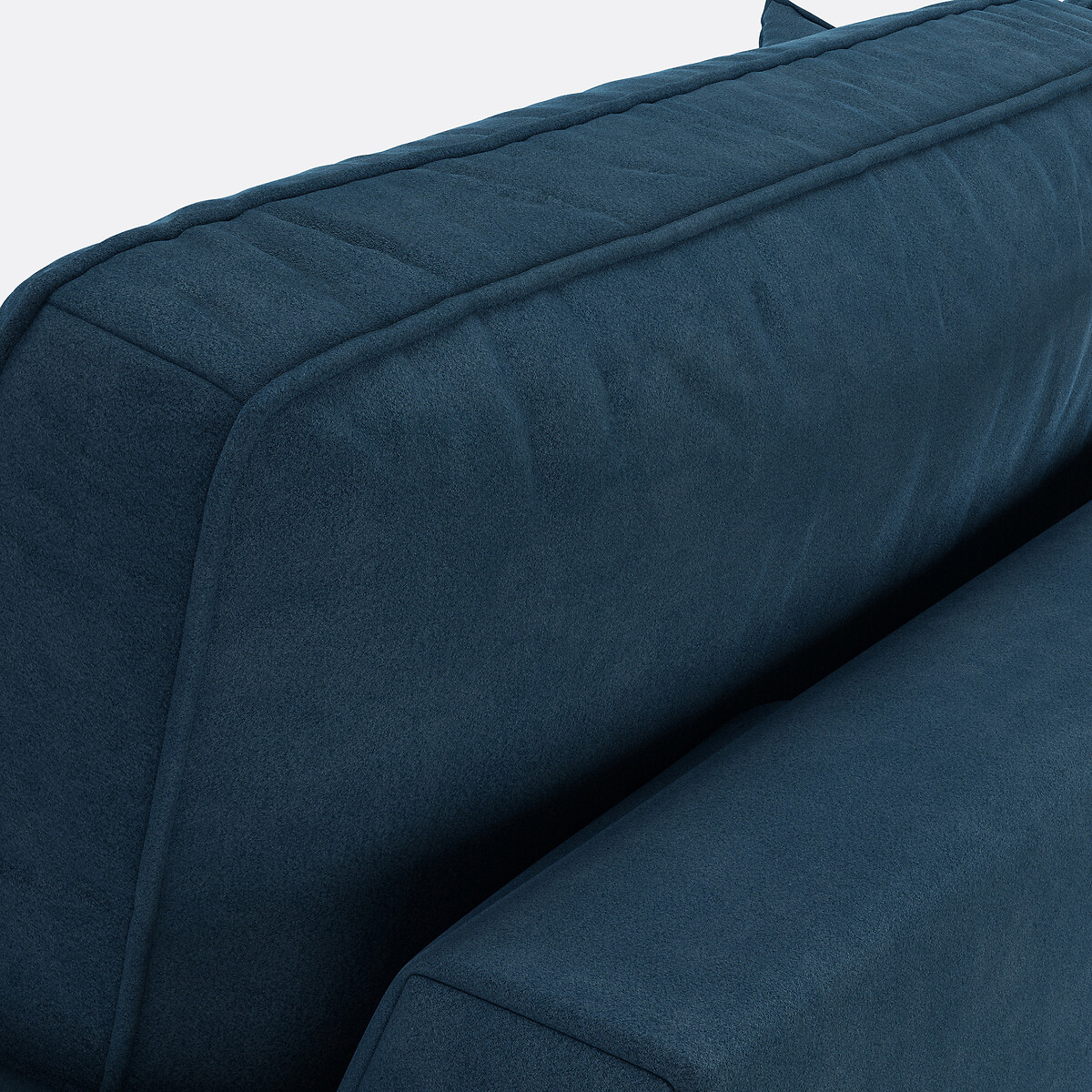 Schlafsofa aus Velours, 2-, 3- oder 4-Sitzer, Comfort Bultex® Cécilia porzelanblau, LA REDOUTE INTERIEURS