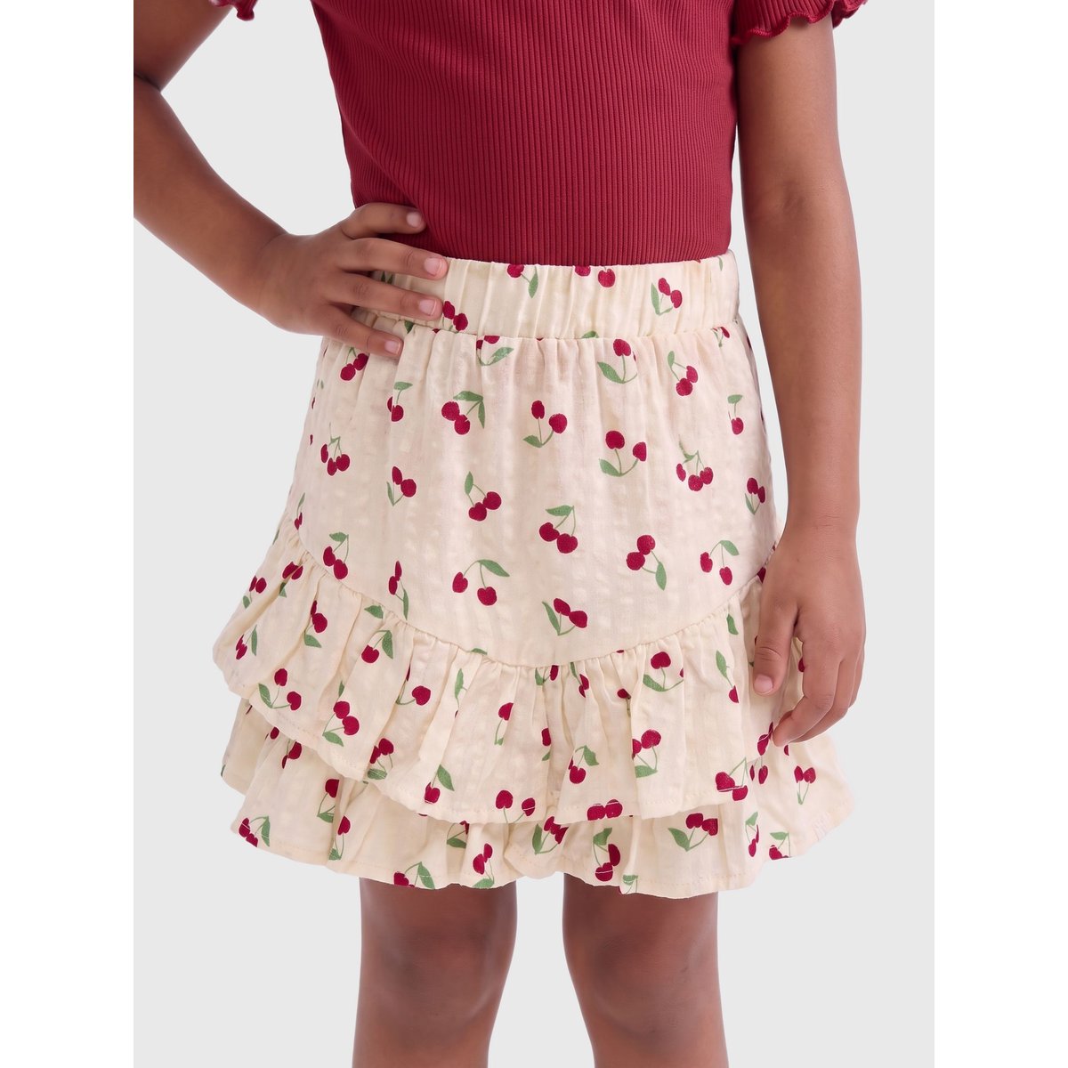 Skort whitecap gray, KIDS ONLY