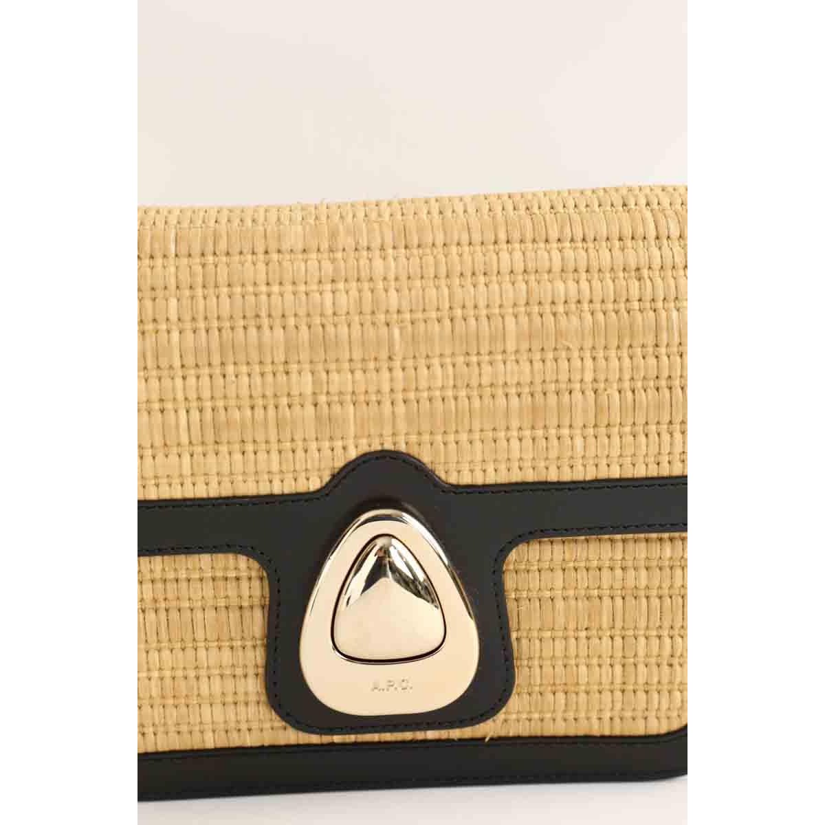 Sac porté épaule - Très Bon État beige, APC