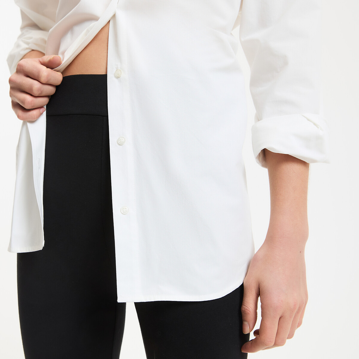 Legging long, taille haute noir, LA REDOUTE COLLECTIONS