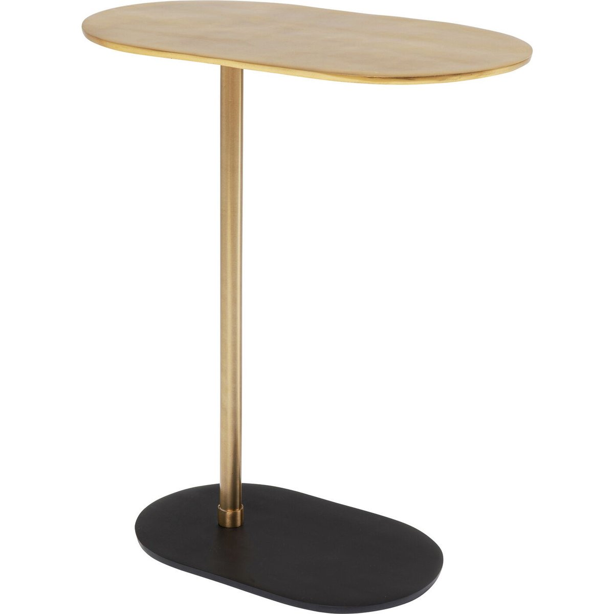 Table d'appoint en acier et aluminium, SLIDE or, KARE DESIGN