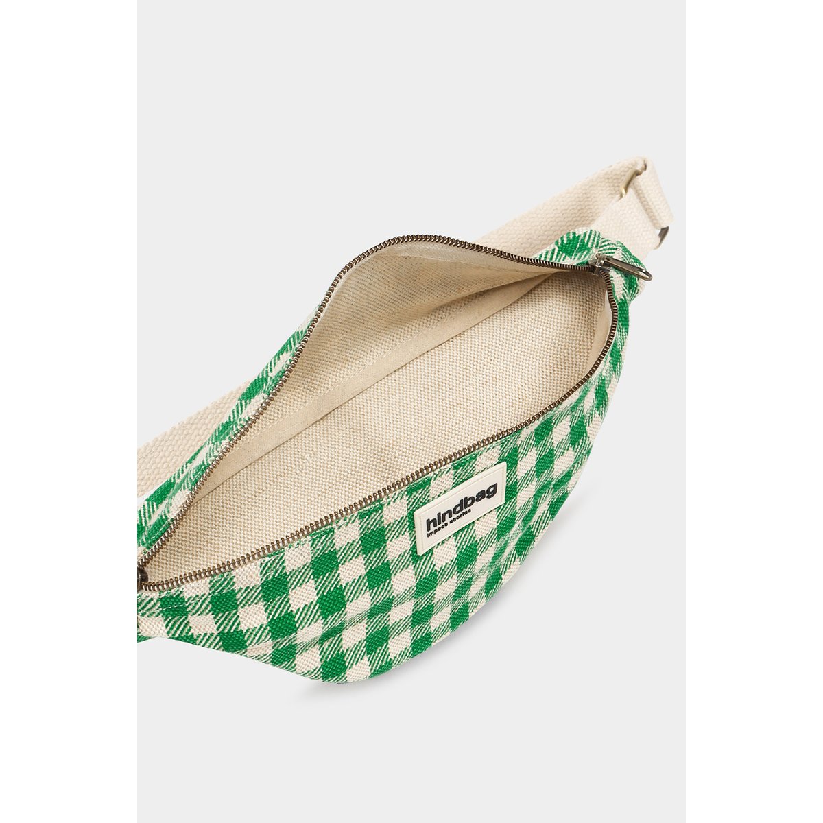 Sac banane OLIVIA vichy vert, HINDBAG