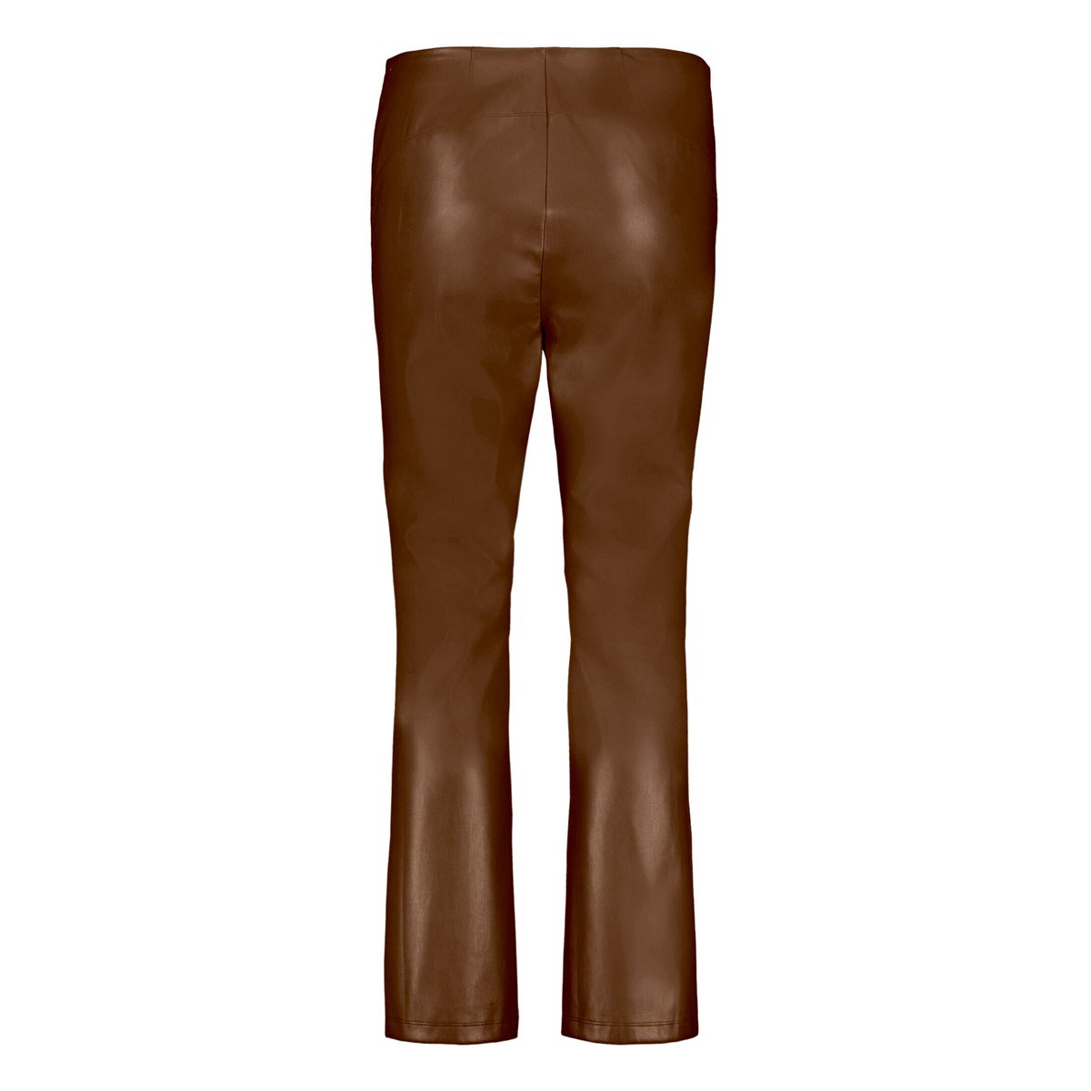 Leggings en similicuir coupe slim fit dark coffee, BETTY BARCLAY