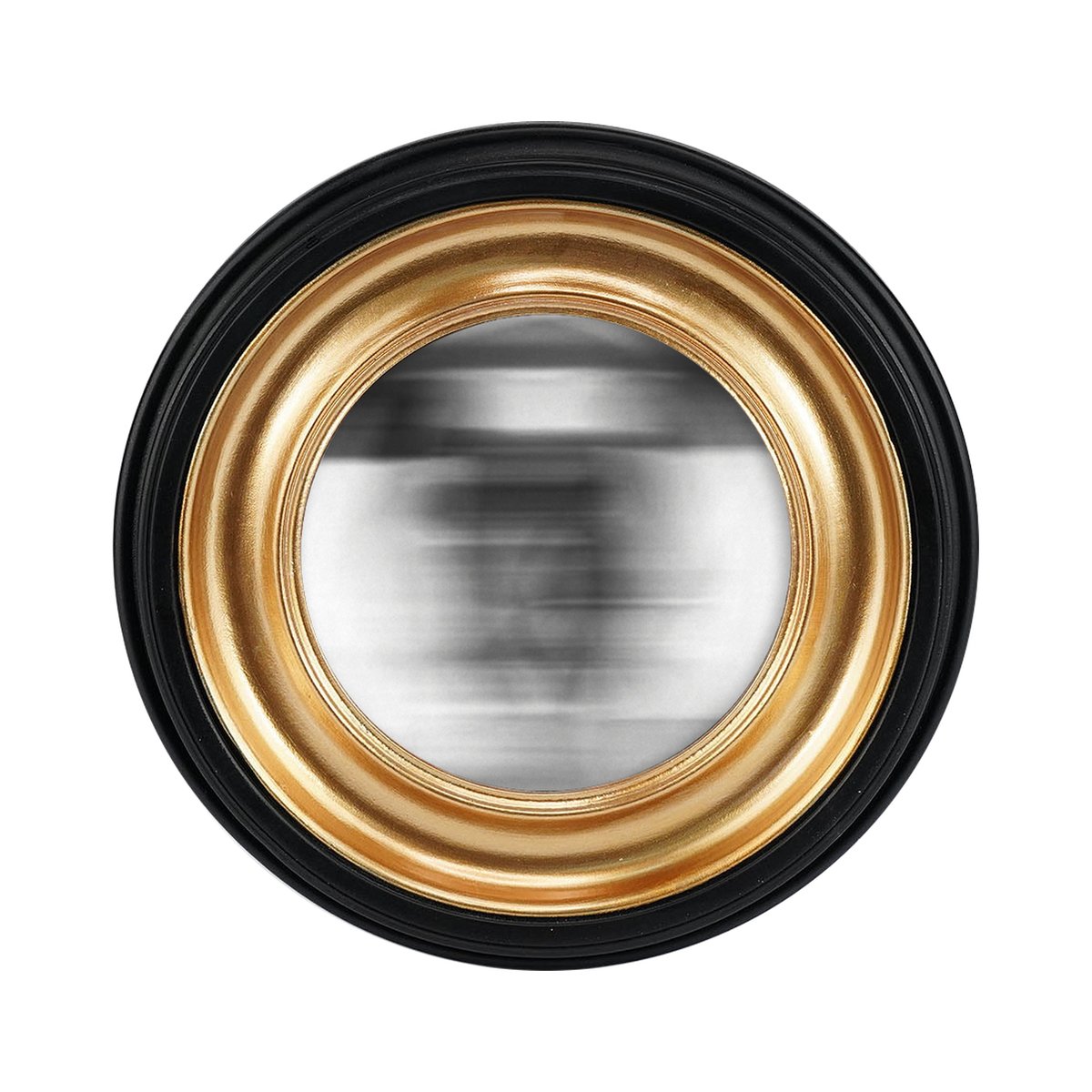 Miroir convexe rond 23,5cm noir, EMDE