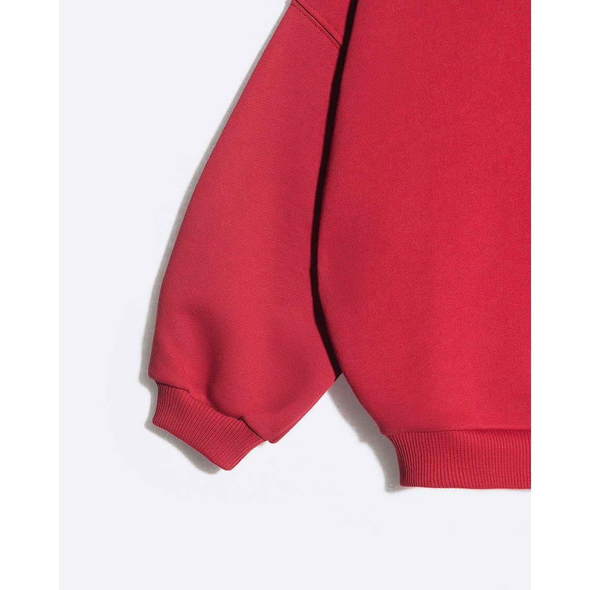Sweat L'amour est déclaré brodé rouge crimson, EMOI EMOI