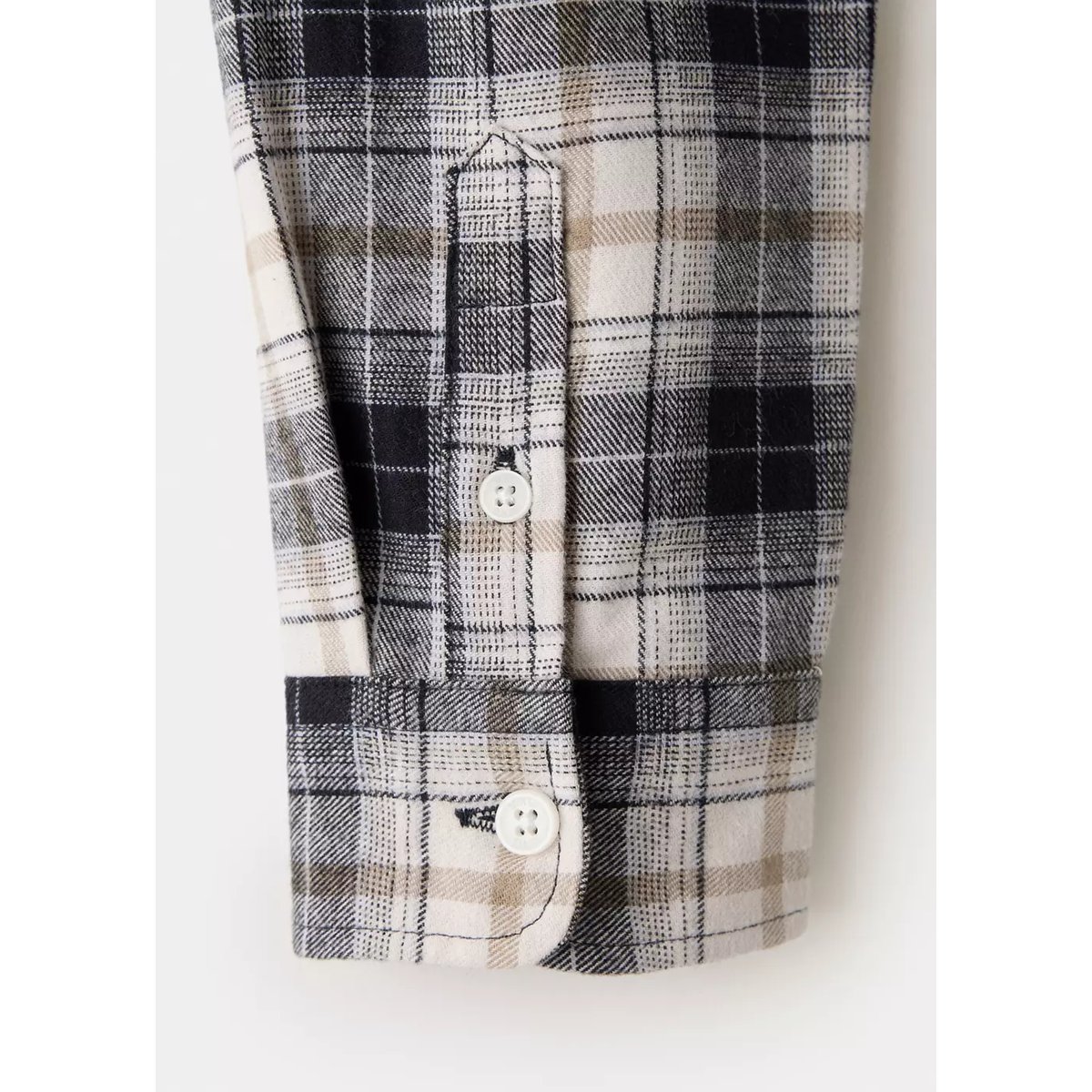 Chemise flanelle à carreaux gris anthracite, MANGO KIDS