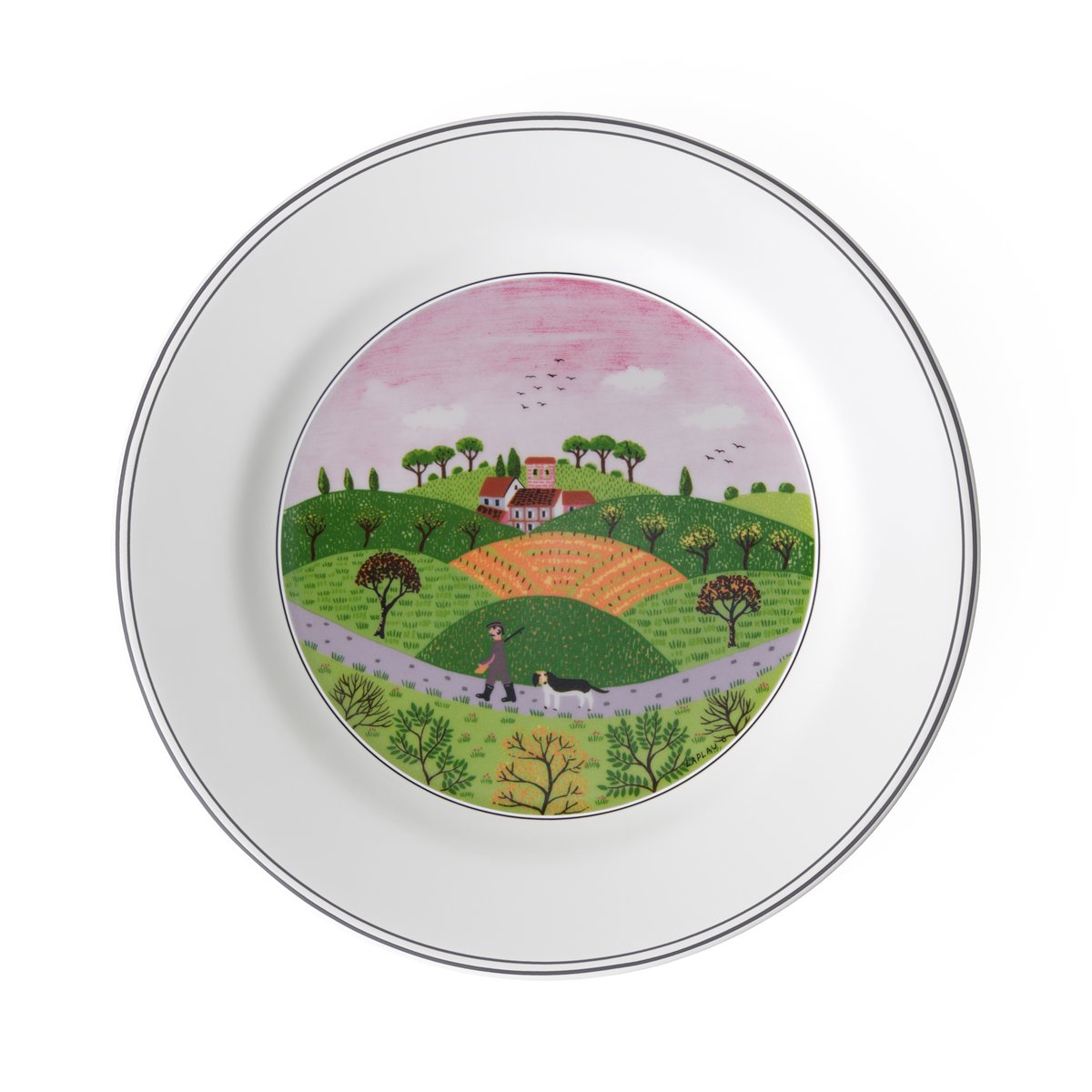 Assiette À Dessert, Chasseur DESIGN NAIF multicolore, VILLEROY & BOCH