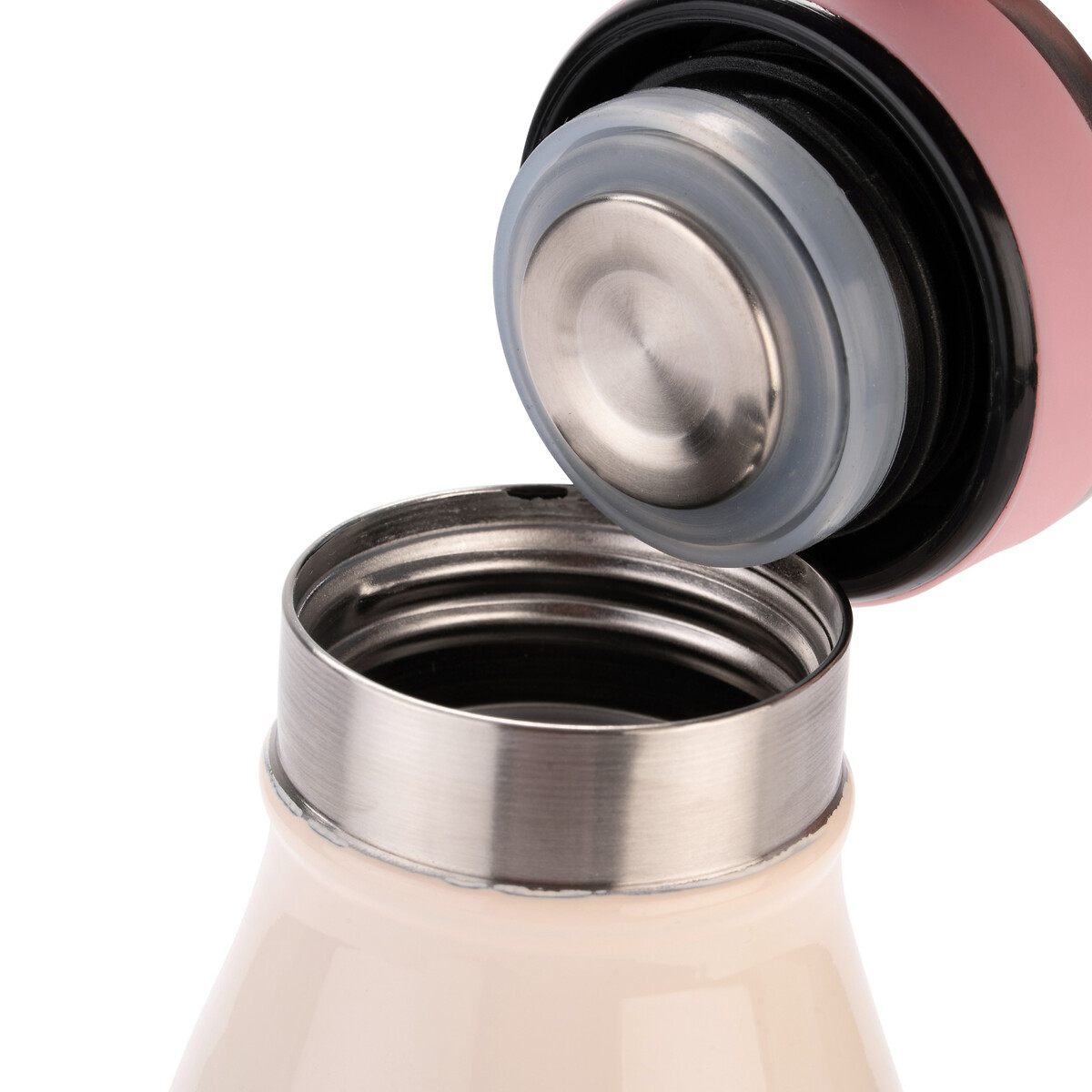 460ml Spitalfields Silk Stainless Steel Bottle pink, CATH KIDSTON