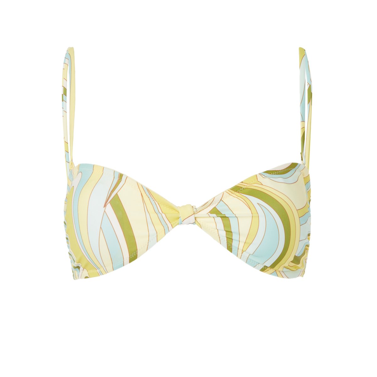 Haut de maillot bandeau à motif graphique Clem de la Creeme NEOSTRIPIZ vert, UNDIZ