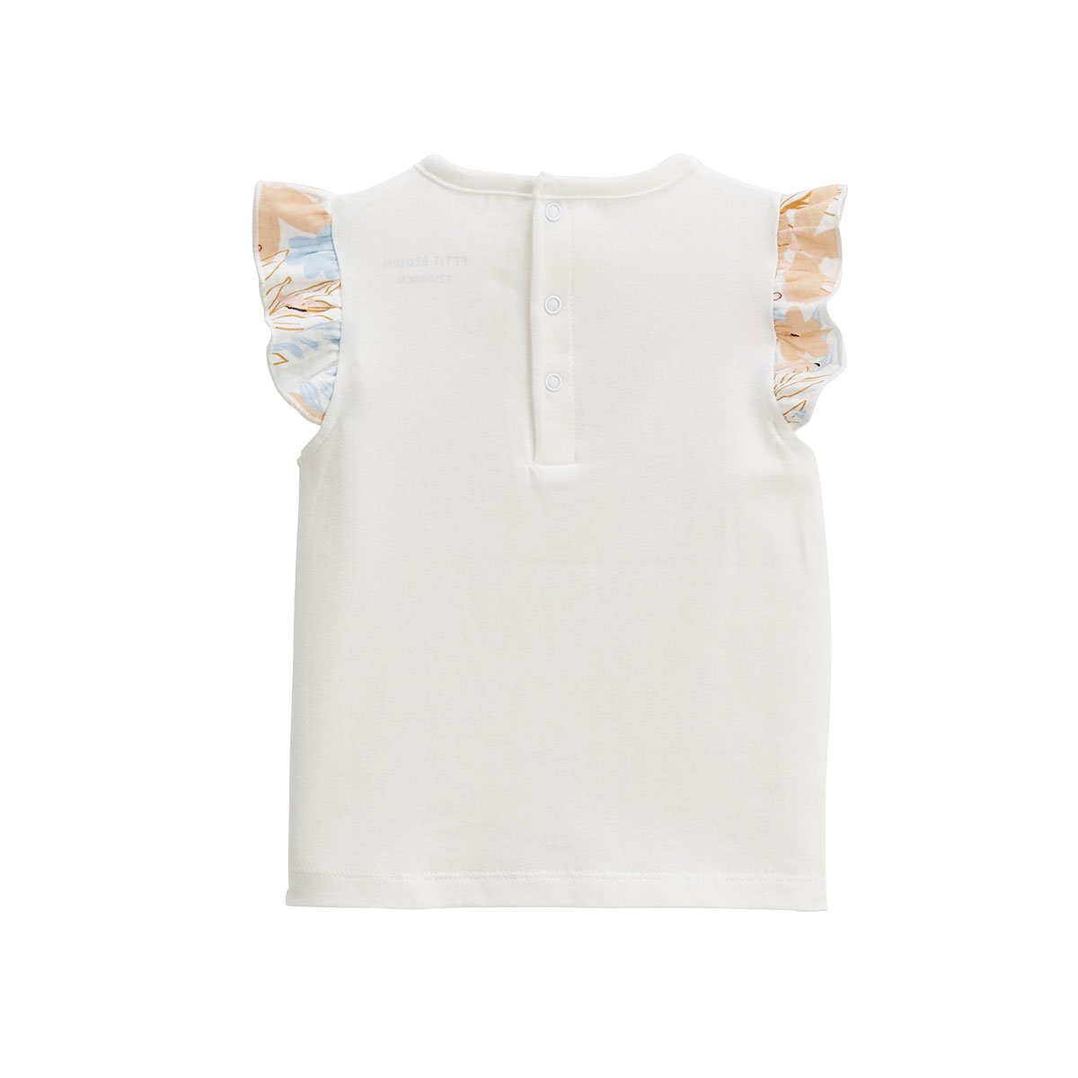 Lot de 2 t-shirts enfant manches courtes Praline peche, PETIT BEGUIN