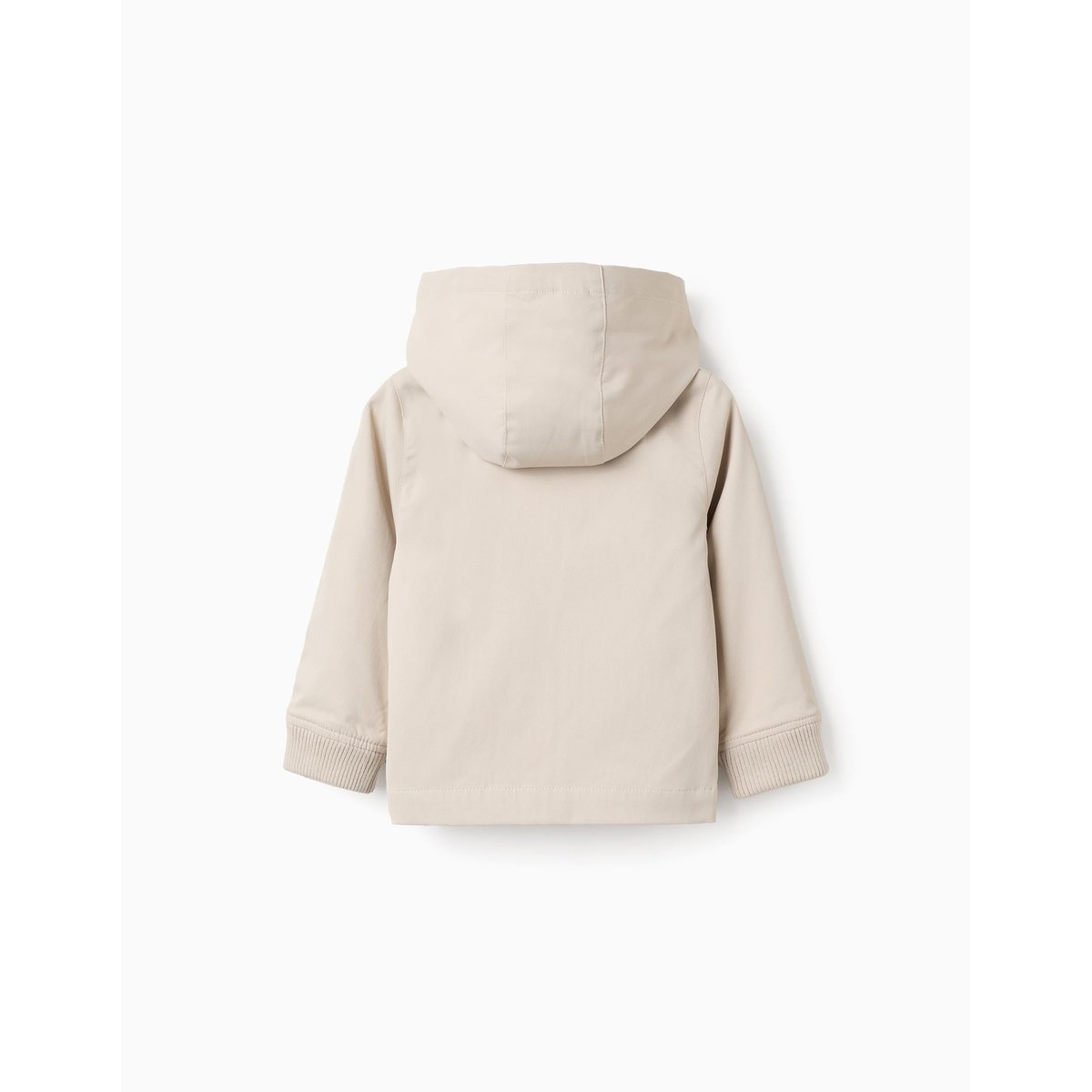Veste avec doublure et capuche amovible beige clair, ZIPPY