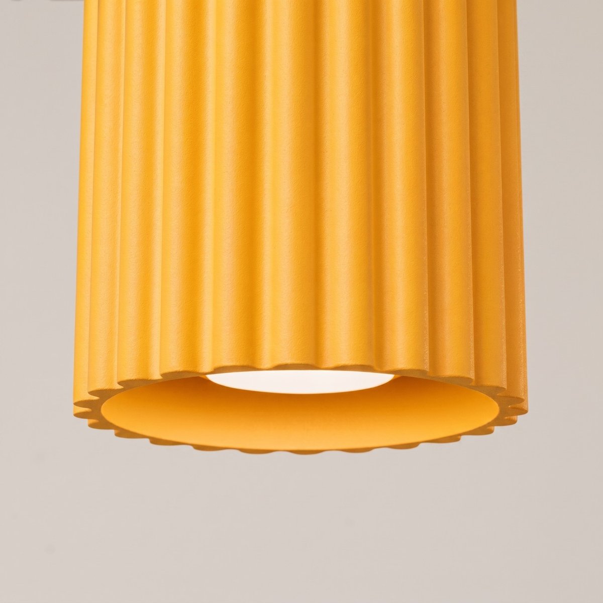Plafonnier Aluminium Jaune GU10 1 AURA jaune, EDEN